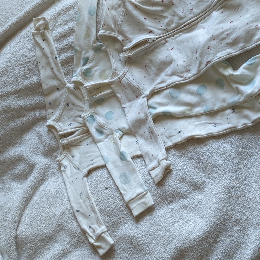 Brand New Pehr Organic Footed Jammies